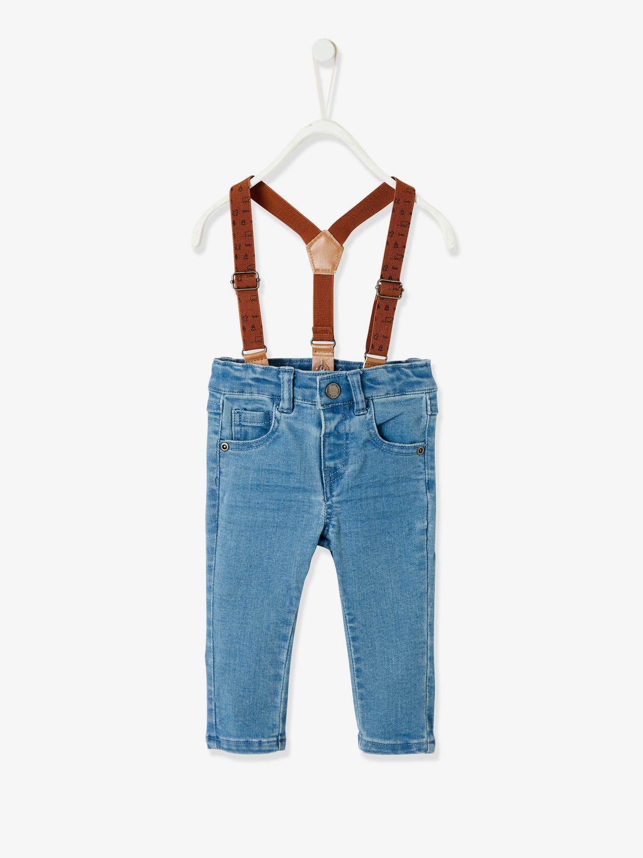 baby boy jeans with braces