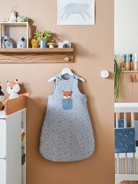 Bedding & Decor-Sleeveless Baby Sleep Bag, Fox