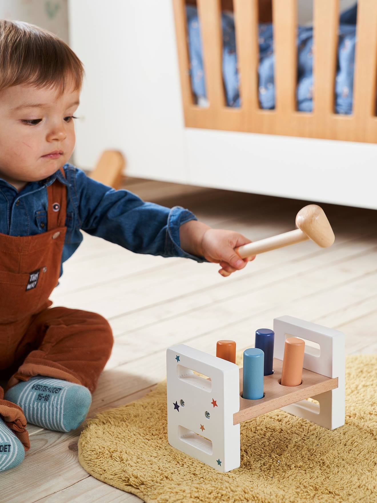Jouet boulier bébé en bois Neo (12 mois et +) Kids Concept - Dröm