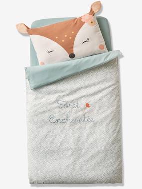 Linge de lit & Déco-Linge de lit bébé-Housse de couette bébé FORET ENCHANTEE