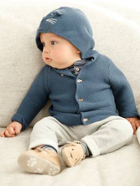 Baby-Trousers & Jeans-Trousers in Cotton Fleece, for Newborn Babies