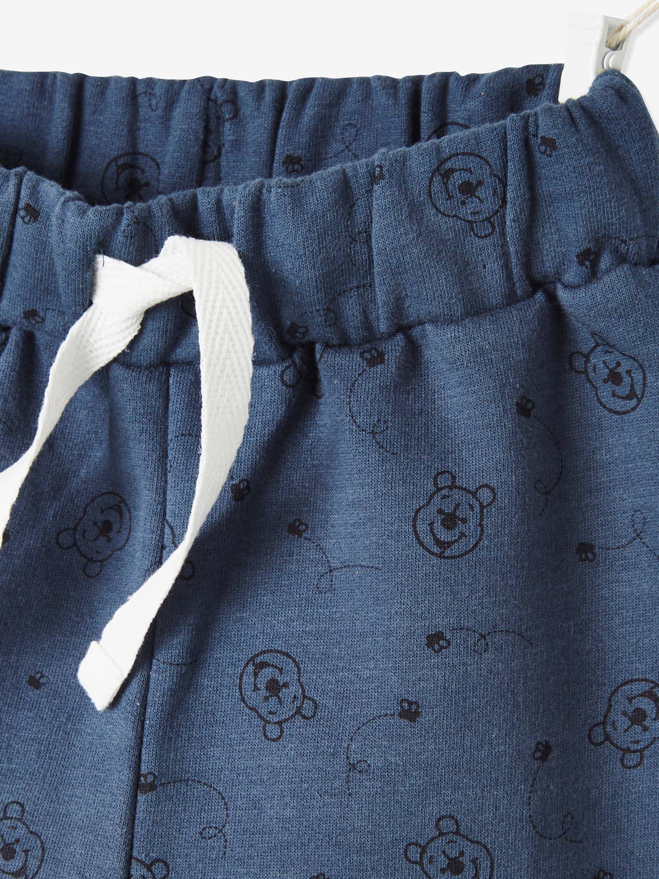 Ensemble Bebe Garcon Disney Winnie L Ourson Sweat Et Pantalon Sarouel Bleu Jean Bebe