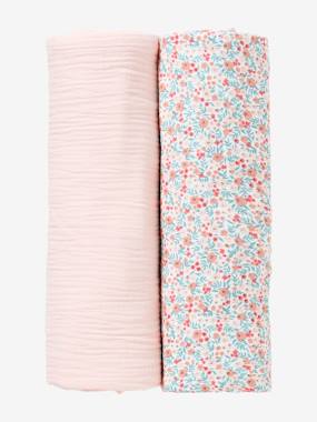 Nursery-Changing Mats-Pack of 2 Swaddle Cloths