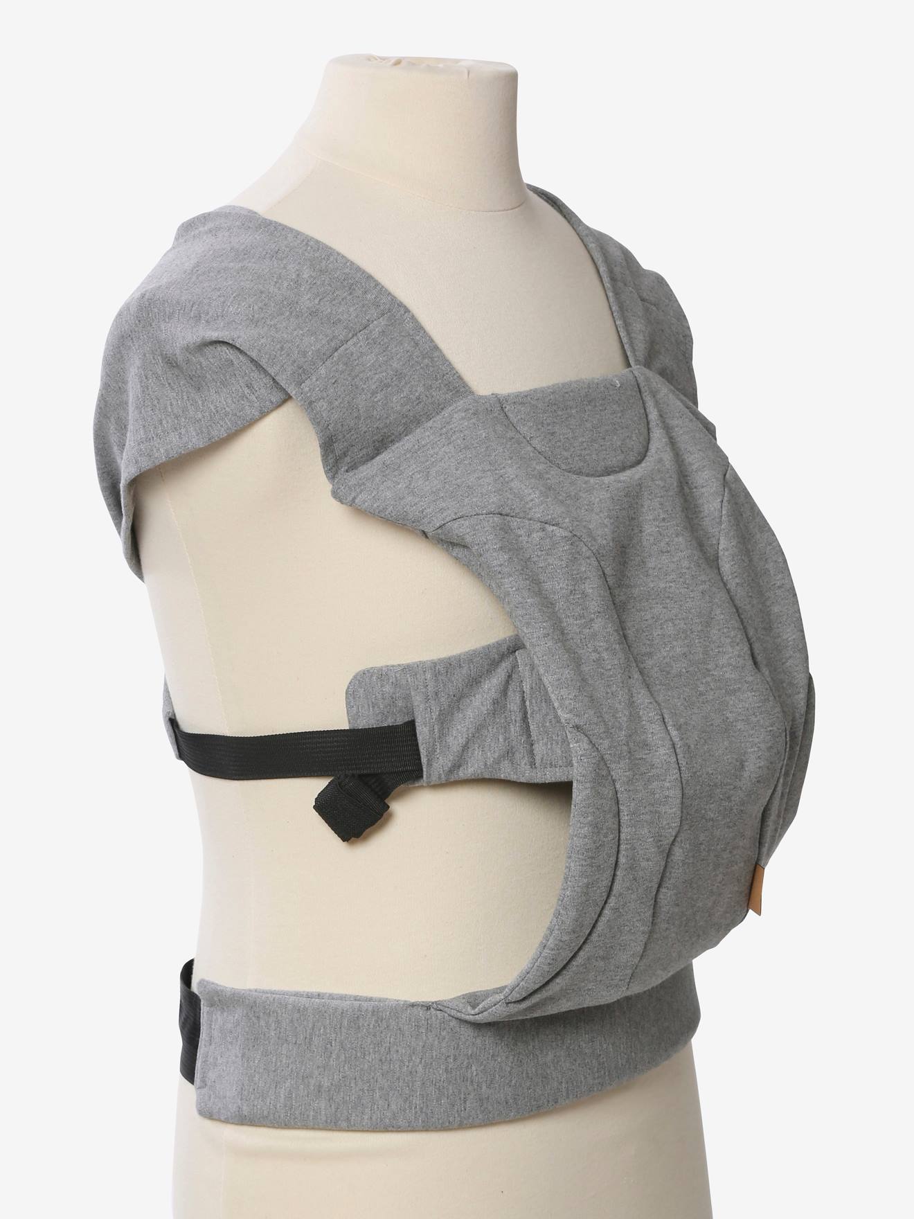 Porte bébé ergonomique gris 0-36 mois
