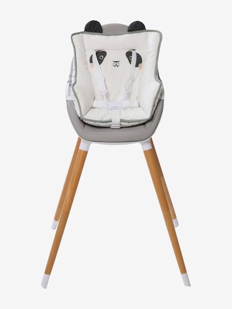 VERTBAUDET High Chair Cushion Blue Stripes+ecru+mustard+White - vertbaudet enfant 