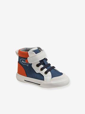 Shoes-Baby Footwear-High-Top Trainers for Baby Boys