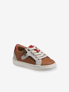Shoes-Baby Footwear-Leather Trainers for Baby Boys