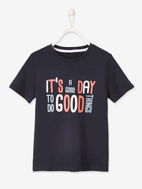 Boys-T-Shirt with Message, for Boys