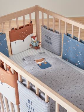 -Breathable Cot Bumper, BABY FOX Theme