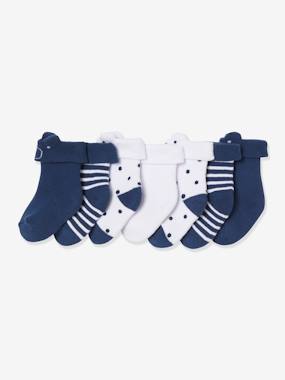 Baby-Socks & Tights-Pack of 7 Pairs of Bouclé Knit Socks for Babies