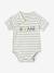 Pack of 3 Short Sleeve Bodysuits for Newborn Babies Light Green - vertbaudet enfant 