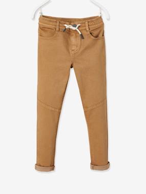 -Coloured Trousers, Easy to Slip On, for Boys