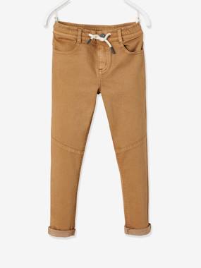 Garçon-Pantalon-Pantalon slim couleur facile à enfiler garçon