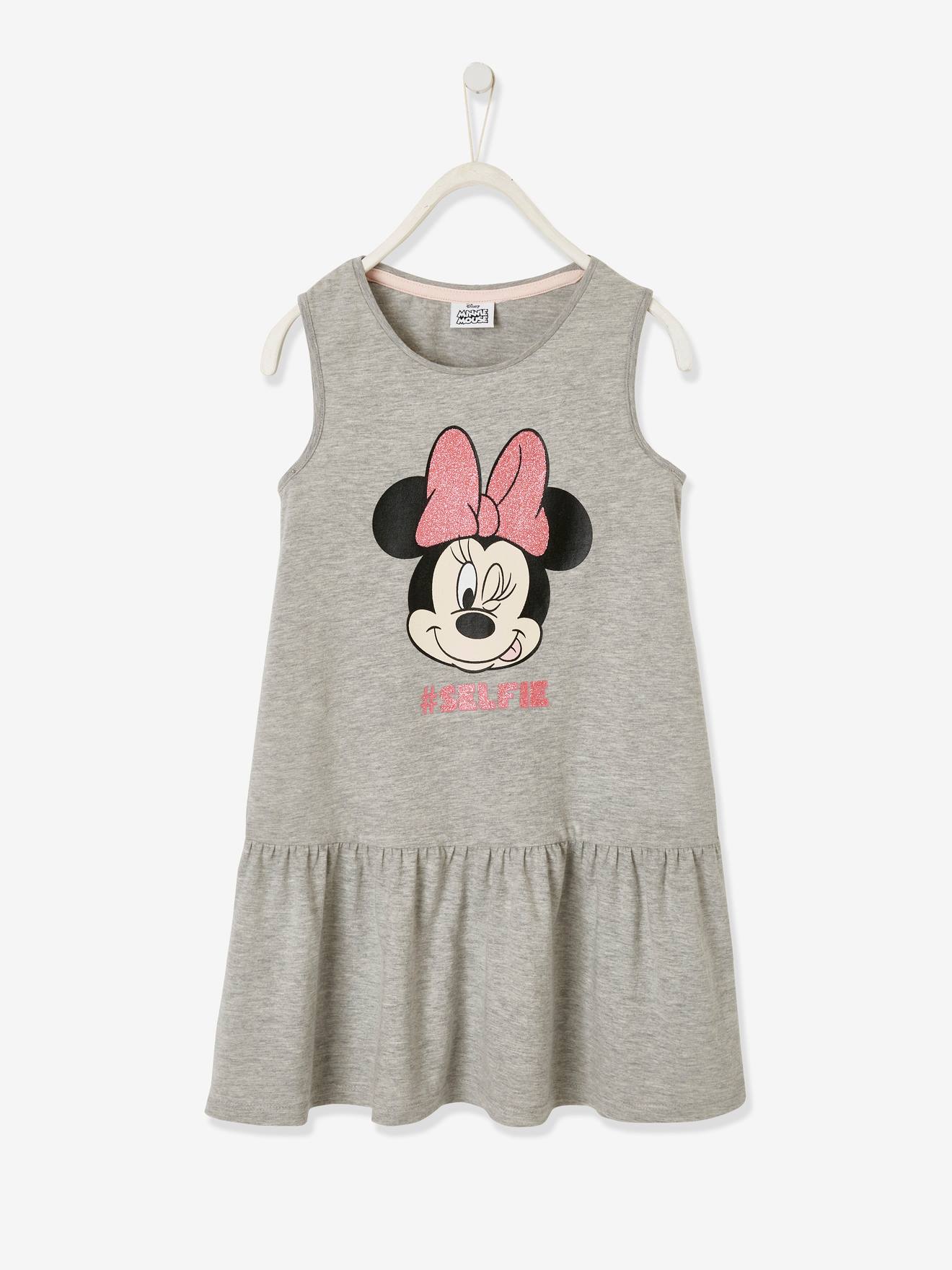 Disney filles robes princesse vêtements pour enfants dessin animé Minnie  Mouse imprimer été mode bébé Minnie Mouse robe 2023 1-10Y 