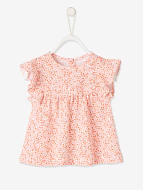 T-shirt imprimé fleurs bébé  - vertbaudet enfant