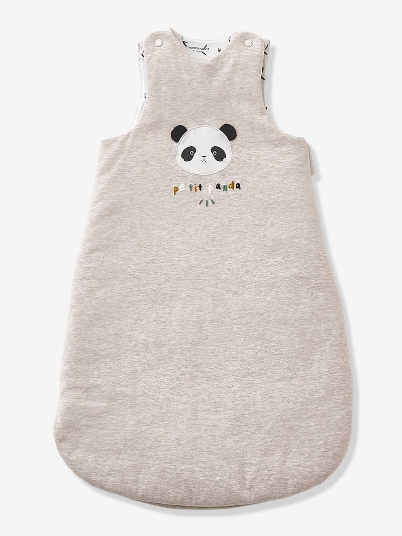 Sleeveless Baby Sleep Bag, PETIT PANDA grey, Bedding & Decor