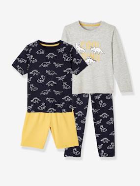 Set of Dinosaur Pyjamas + Short Pyjamas  - vertbaudet enfant