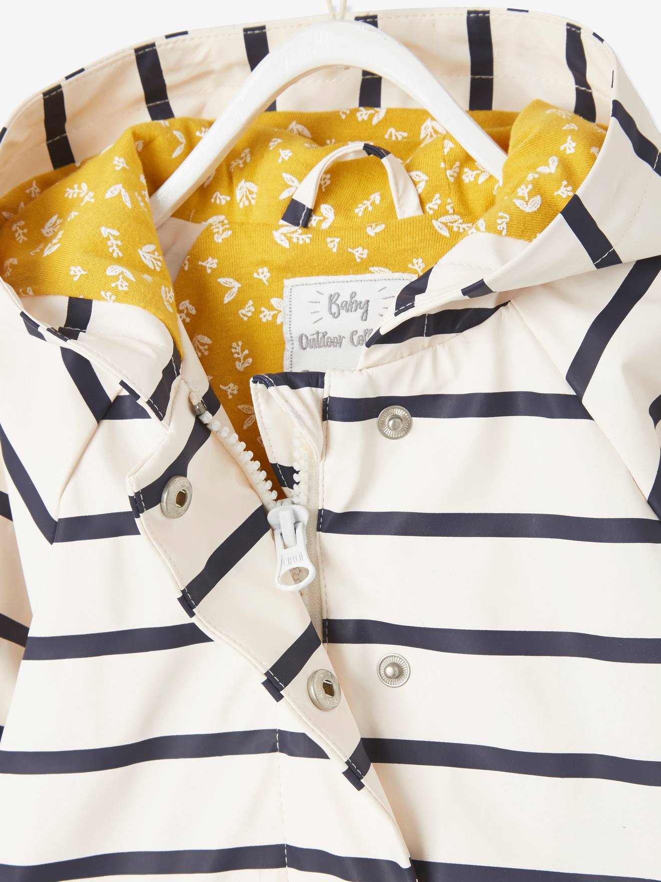 Cire Avec Capuche Bebe Fille Moutarde Bebe