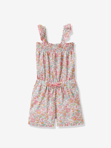 Combishort Avec Smocks Fille Cyrillus Liberty Betsy Fille