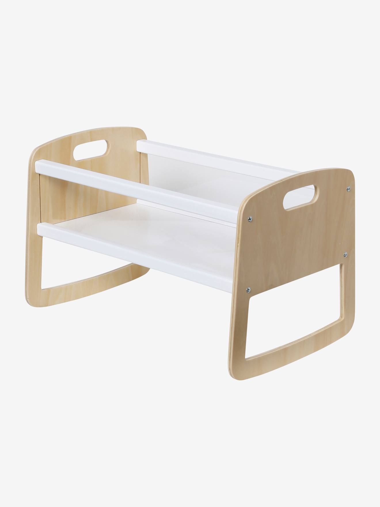 plastic doll cradle