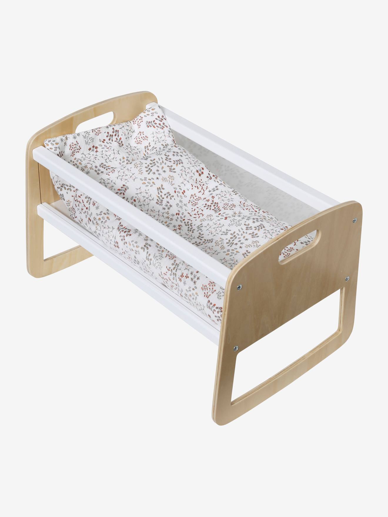 Vertbaudet Lit Poupon A Bascule En Bois Blanc Tu Poupees Poupons Et Accessoires Jeux Et Jouets Centroarco Com