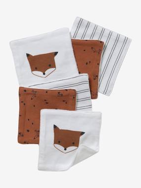 -Lot de 6 lingettes lavables