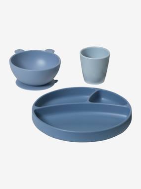 Nursery-Mealtime-Bowls & Plates-Silicone Mealtime Set