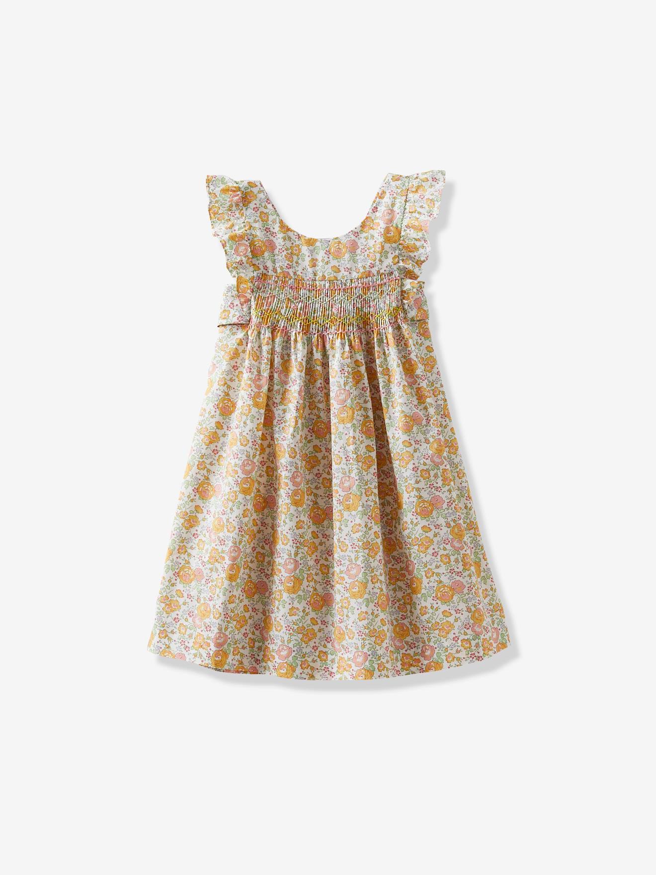 Robe de cérémonie Jade CYRILLUS liberty félicité, Fille