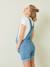 Salopette short en jean de grossesse double stone - vertbaudet enfant 