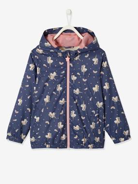 -Windcheater Unicorns, Folds into the Bumbag Included, for Girls