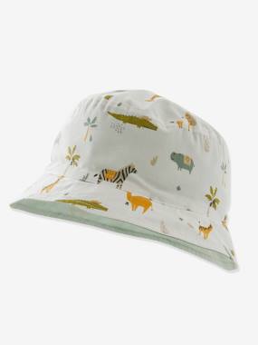 Baby-Reversible Hat with Animals, for Baby Boys