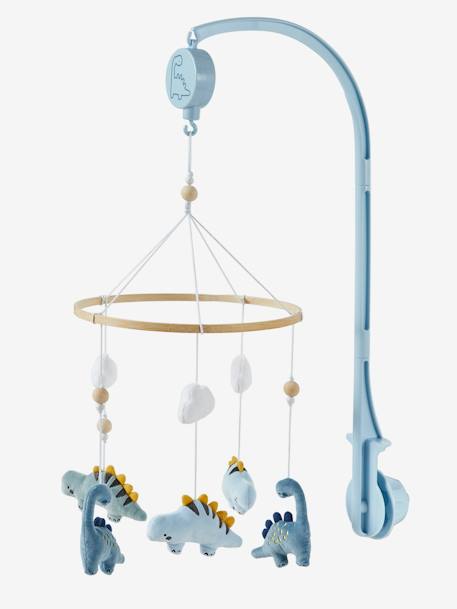 Coffret Mobile Musical Petit Dino Bleu Kaki Puericulture Coffret Mobile Musical Petit Dino Bleu Kaki Puericulture