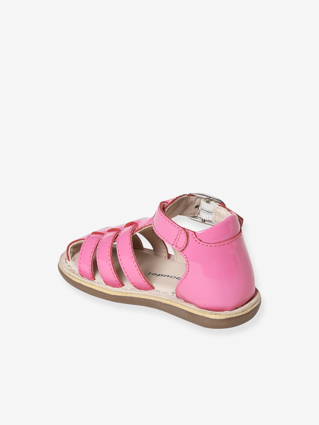 Leather Sandals Baby Girls, Closed Toe -
