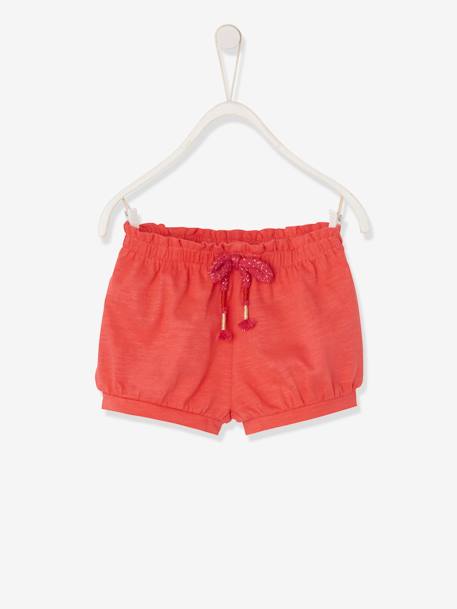 Jersey Knit Shorts For Baby Girls Red Baby