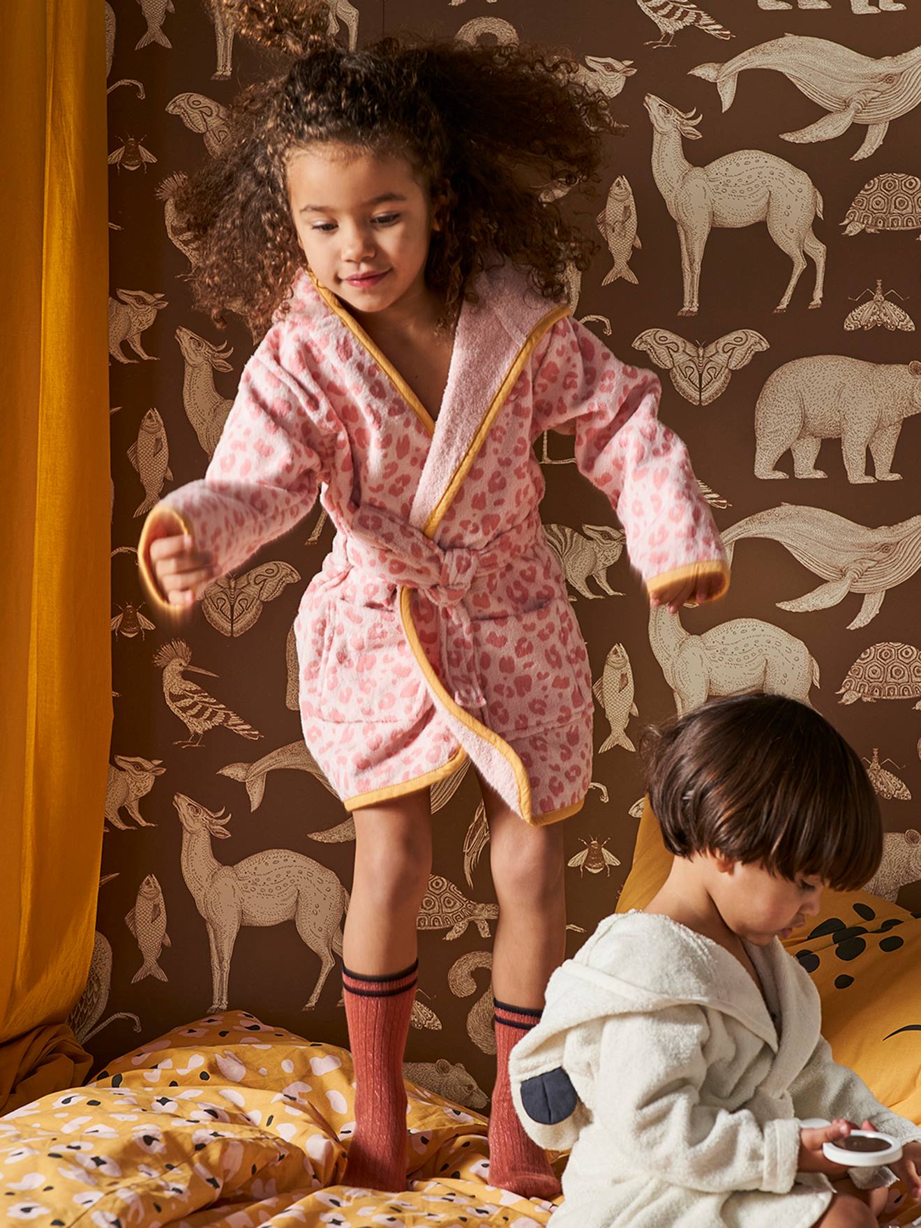 vertbaudet peignoir fille