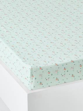 -Children's Fitted Sheet, Organic Collection, Floral