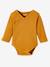Pack of 5 Long Sleeve Fox Bodysuits, Front Fastening, for Newborn Babies Light Brown - vertbaudet enfant 