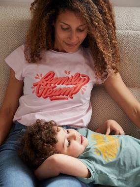 -Family Team T-Shirt, Vertbaudet & Studio Jonesie Capsule Collection in Organic Cotton