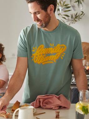 -Family Team T-Shirt, Vertbaudet & Studio Jonesie Capsule Collection in Organic Cotton