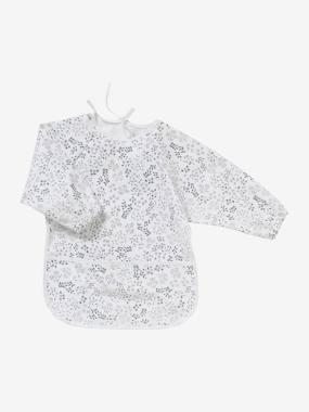 Nursery-Smock-Like Bib with Long Sleeves