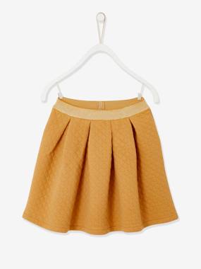 Girls-Skirts-Wide Skirt with Iridescent Details, for Girls
