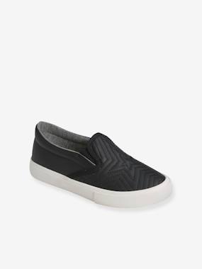 Shoes-Girls Footwear-Trainers-Slip-On Trainers with Embroidered Stars, for Girls