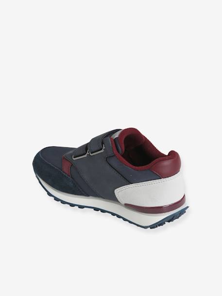 Running-Type Trainers with Touch Fasteners, for Boys BLUE BRIGHT SOLID+Dark Blue - vertbaudet enfant 