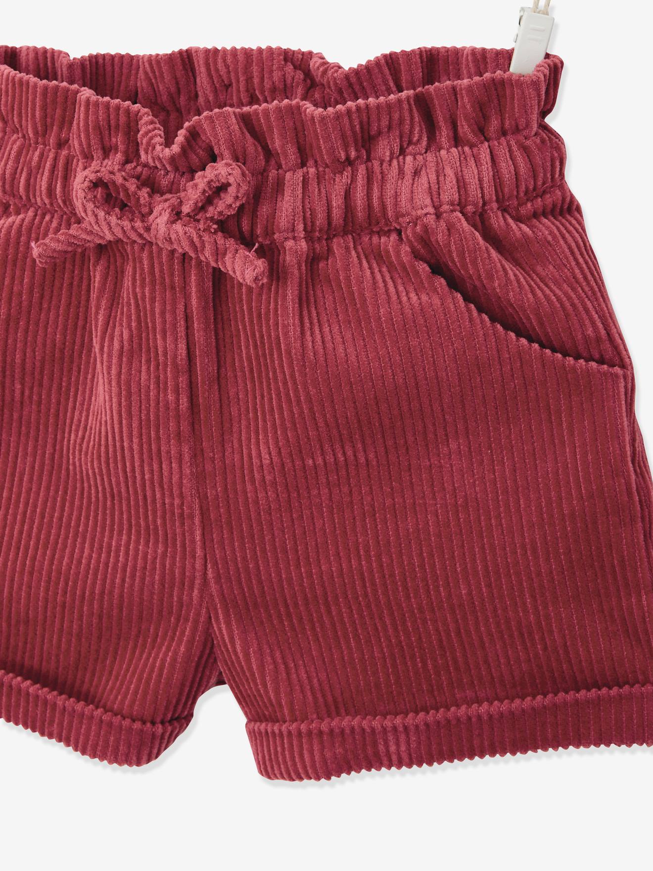 baby girl red shorts