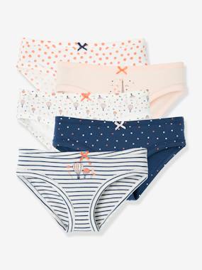 -Lot de 5 culottes fille fantaisie