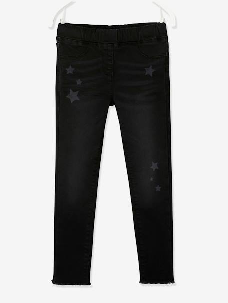 Pantalon Fille Large Motifs Fantaisie VERTBAUDET - Coupe Paperbag, 100% Coton, Pour Un Style Tendance