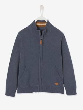 Boys-High Neck Jacket with Zip, for Boys