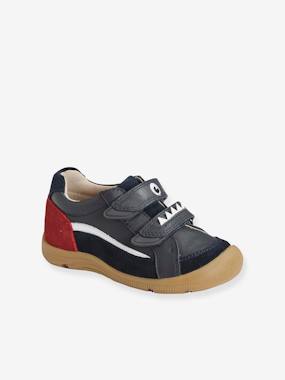 Shoes-Leather Trainers for Boys, Designed for Autonomy