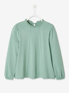 Girls-Blouse with Macramé Details, for Girls