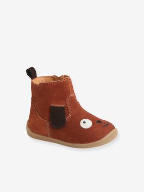 -Leather Boots for Baby Boys, Designed for First Steps